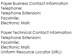 PAYER CONTACT INFO