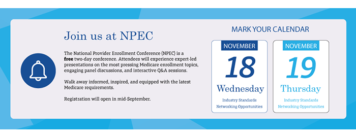 2026 National Provider Enrollment Conference