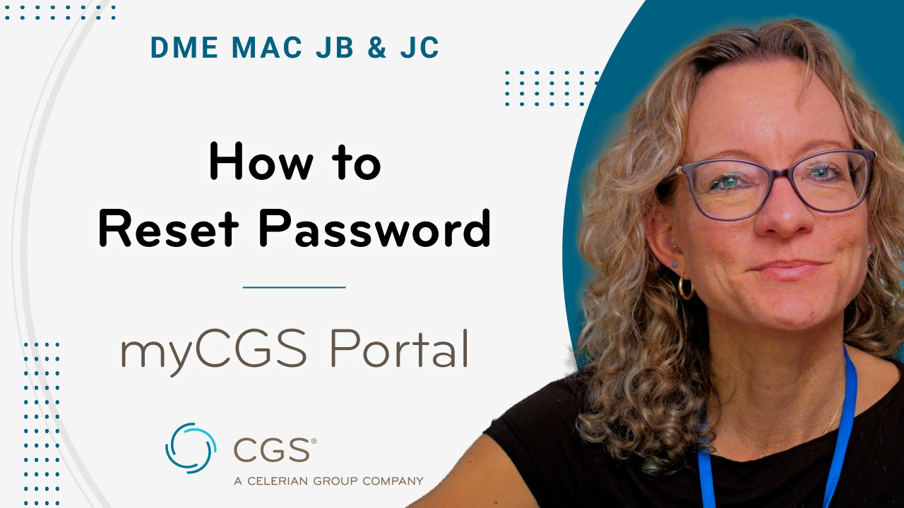 myCGS PW Reset