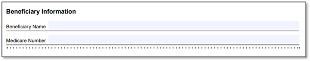 Beneficiary Info