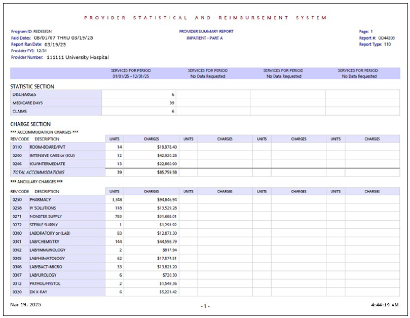 One-Click Summary PDF first page