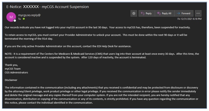 Account Suspension Notice