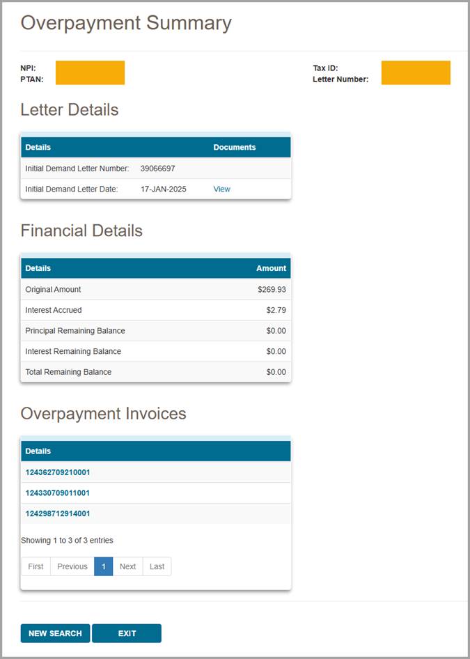 Searching by Letter Number