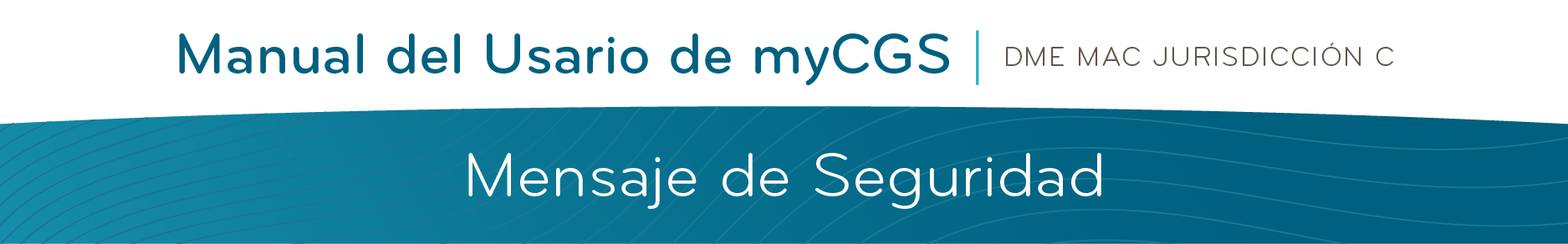 Mensaje de Seguridad